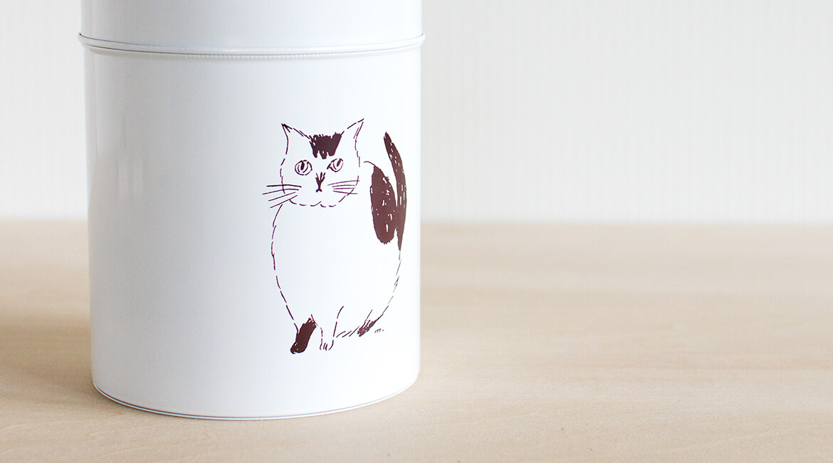 ネコのコーヒー缶